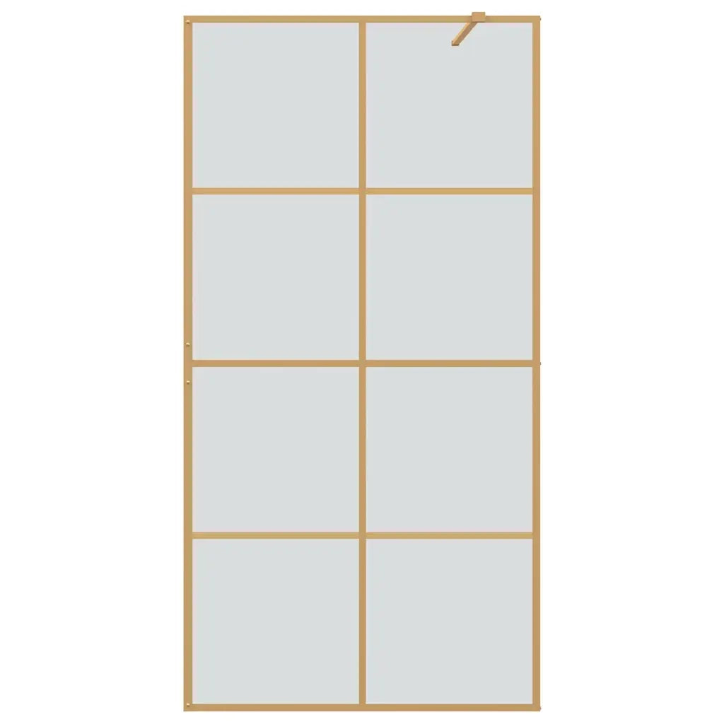 Parete Doccia Walk-in Oro 100 x 195 cm vetro temperato