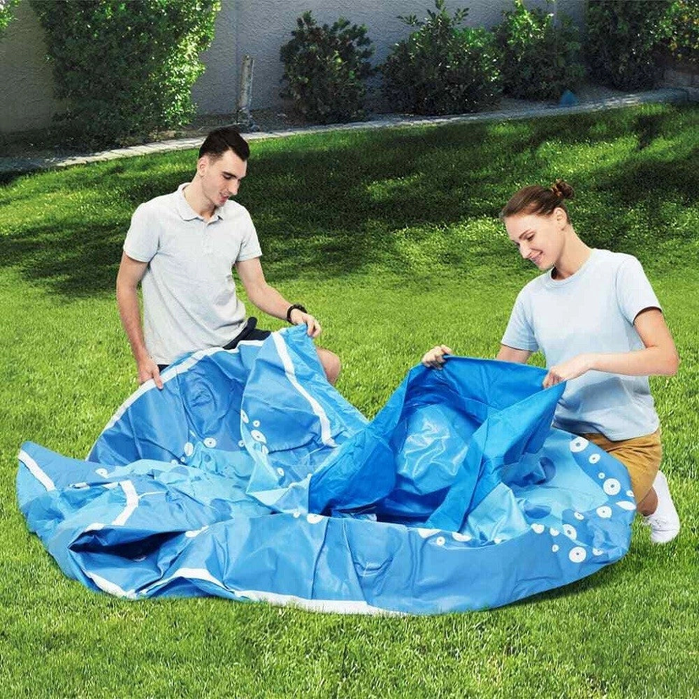 Trade Shop - Piscina Gonfiabile Easy Set Octopool 274x76 Cm Con Spruzzatori Fuori Terra 57397 -
