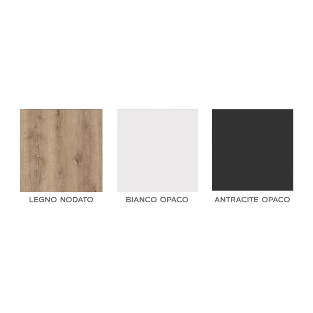 DH Base 2 cassetti sospesa City Bianco opaco 70 cm
