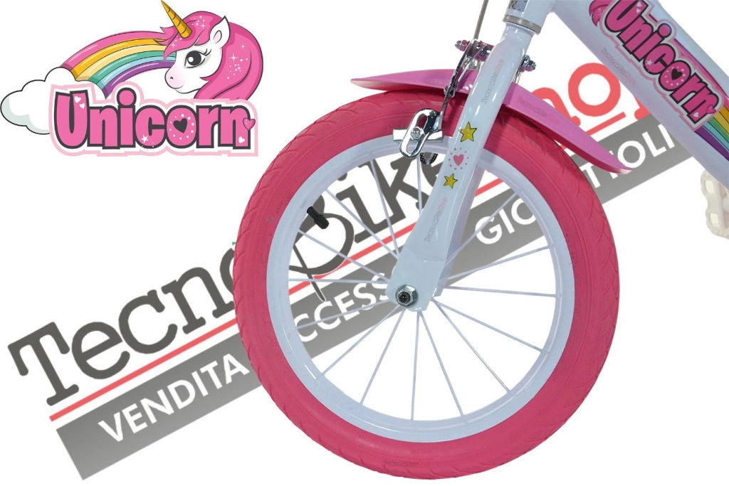 Bicicletta Bambina Dino Bikes Unicorn 14"