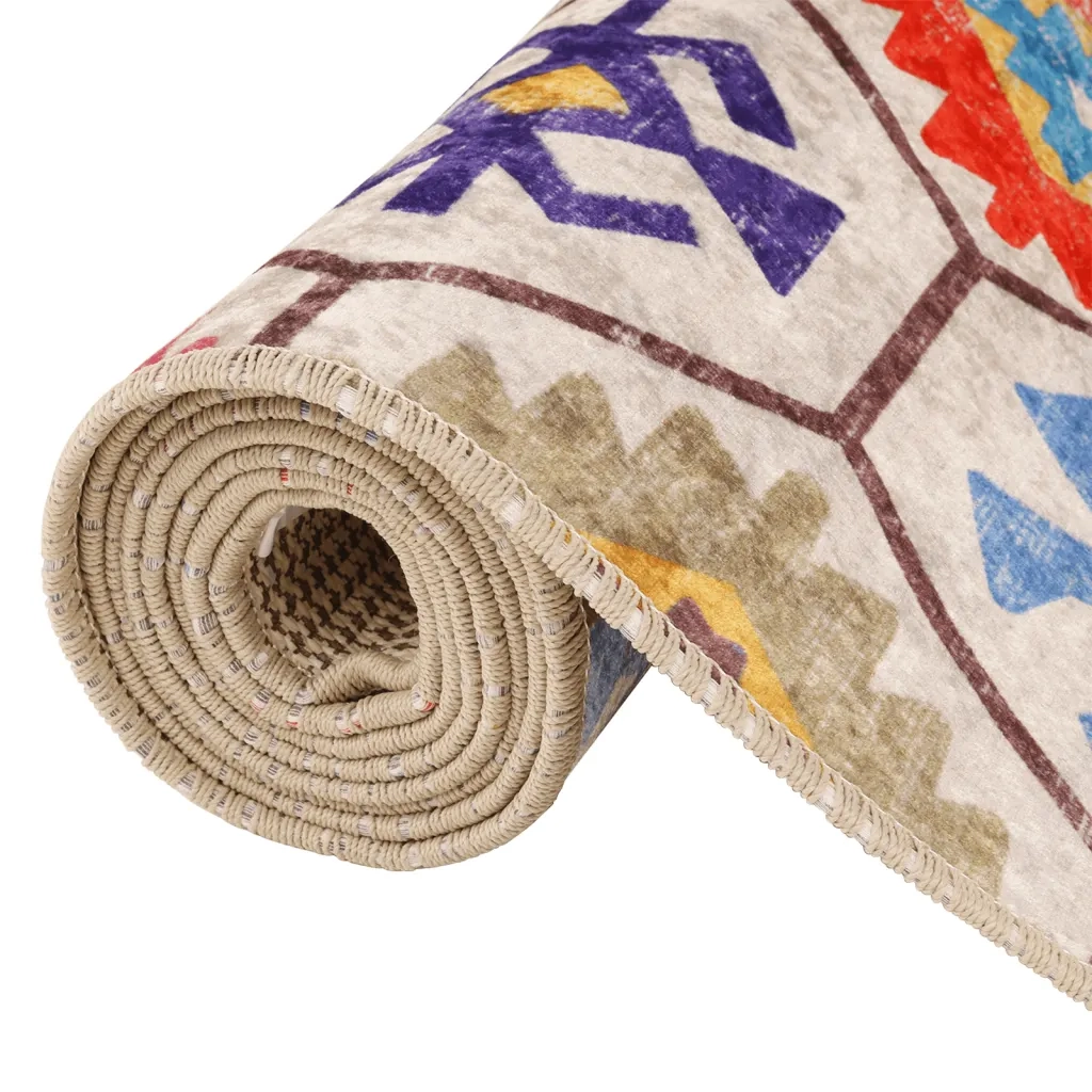 Tappeto Lavabile Multicolore 160x230 cm 136582