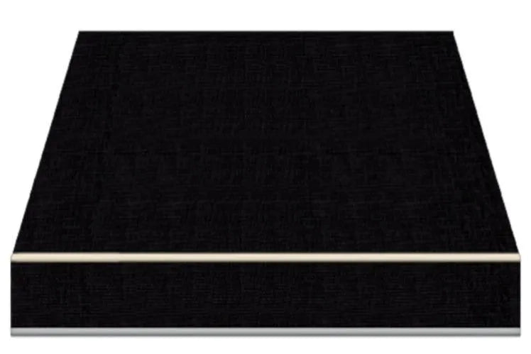 Tenda da Sole a Caduta Forzata Tempotest Parà, Bracci Sporgenza 100 cm, Largh. 2,4 Metri, Col. Nero 24 - Ideale per Finestre e Vetrine