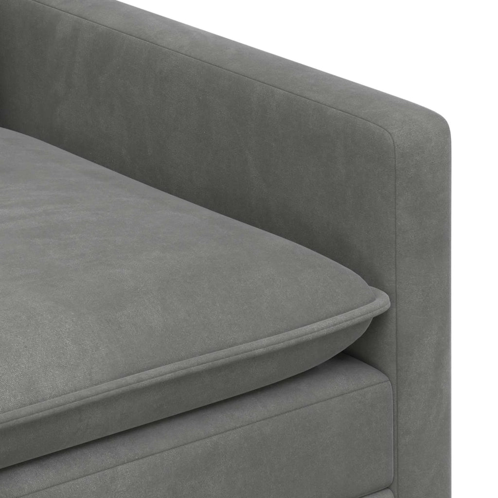 Divano Grigio Scuro 76 x 81 x 87,5 cm Velluto 42028756