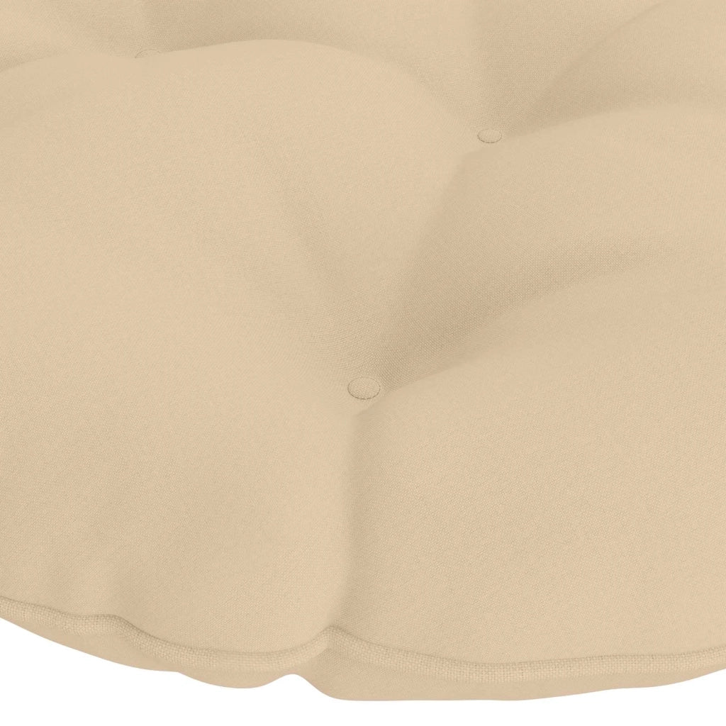 Cuscino per Sedia Papasan VIANEN 100% Poliestere Crema 953973