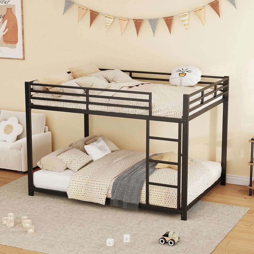 Letto a castello ¨C Minimal ¨C Nero metallo 140x200cm