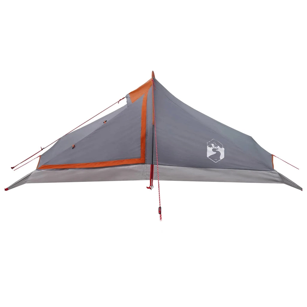 Tenda da backpacking 4 persona Grigio e arancione 42018573