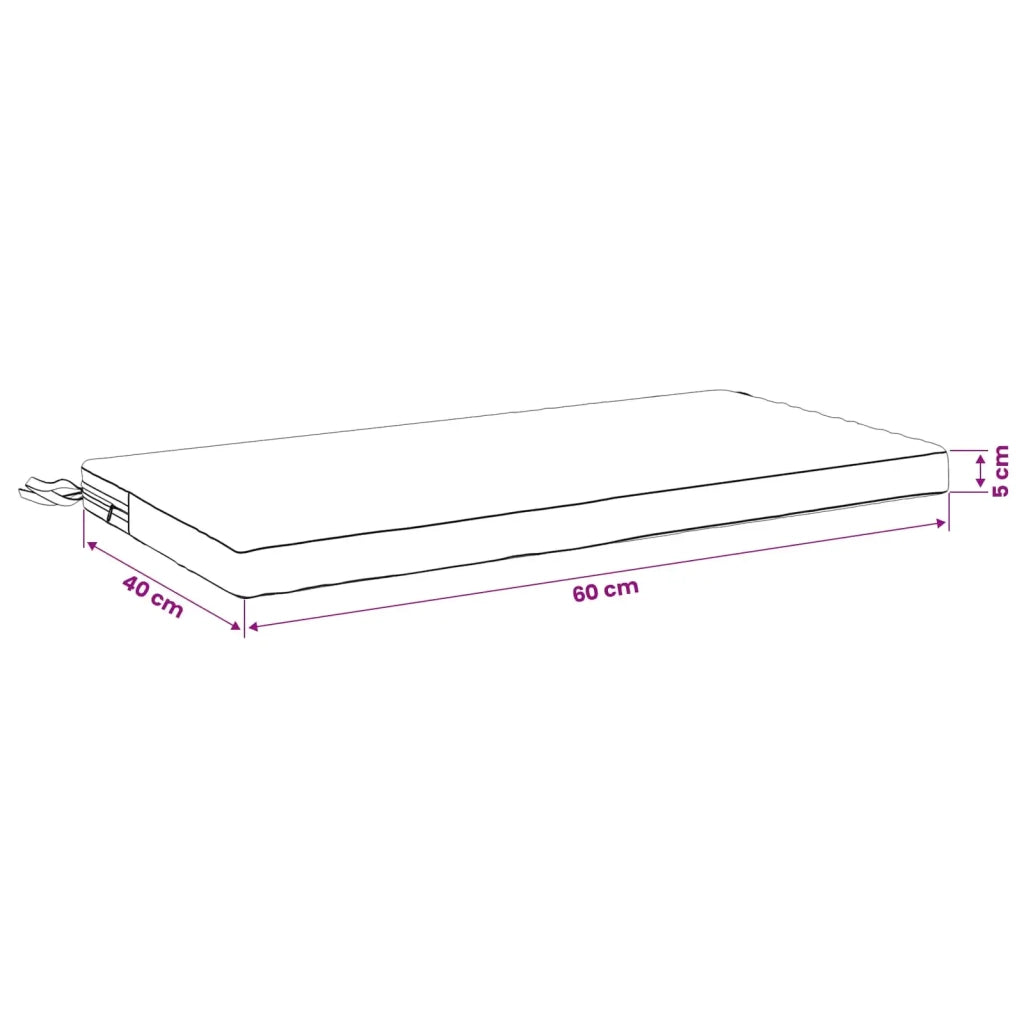 Cuscino per panchina SOEST 100% Poliestere Multicolore 948652