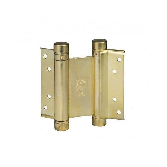 CERNIERA A MOLLA DOPPIA AZIONE 100 mm - Bronzata - 2 pezzi