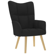 Sedia Relax Nera in Tessuto 4016769