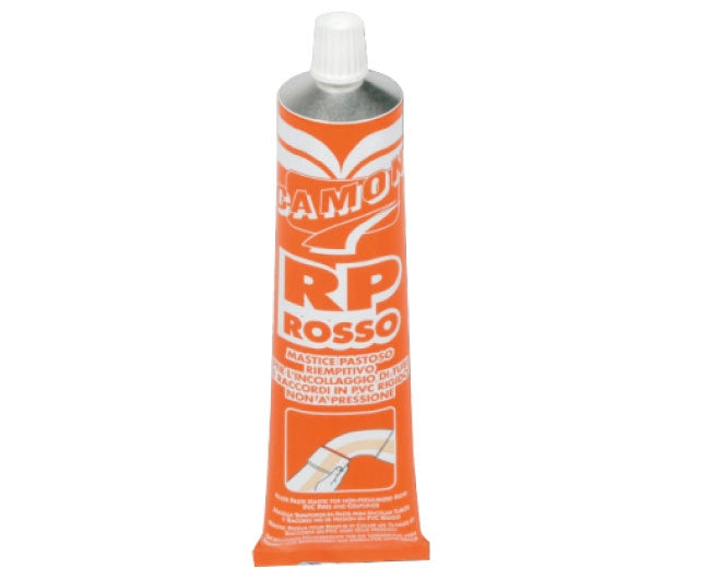 ADESIVO SIGILLANTE PER TUBI IN PVC MOD.RP-ROSSO 125 GR   CAMON SRL