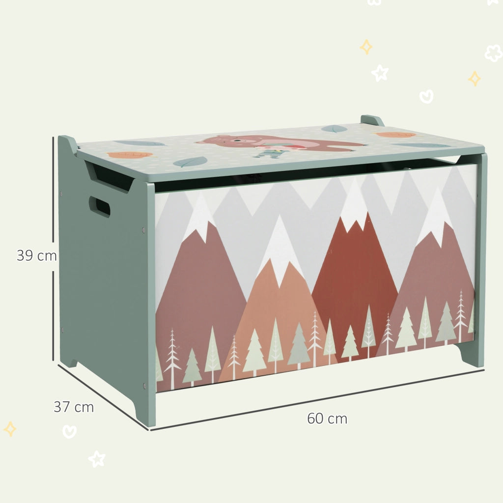 Cassa con Coperchio ¨C Minimal ¨C Verde 60x40x30