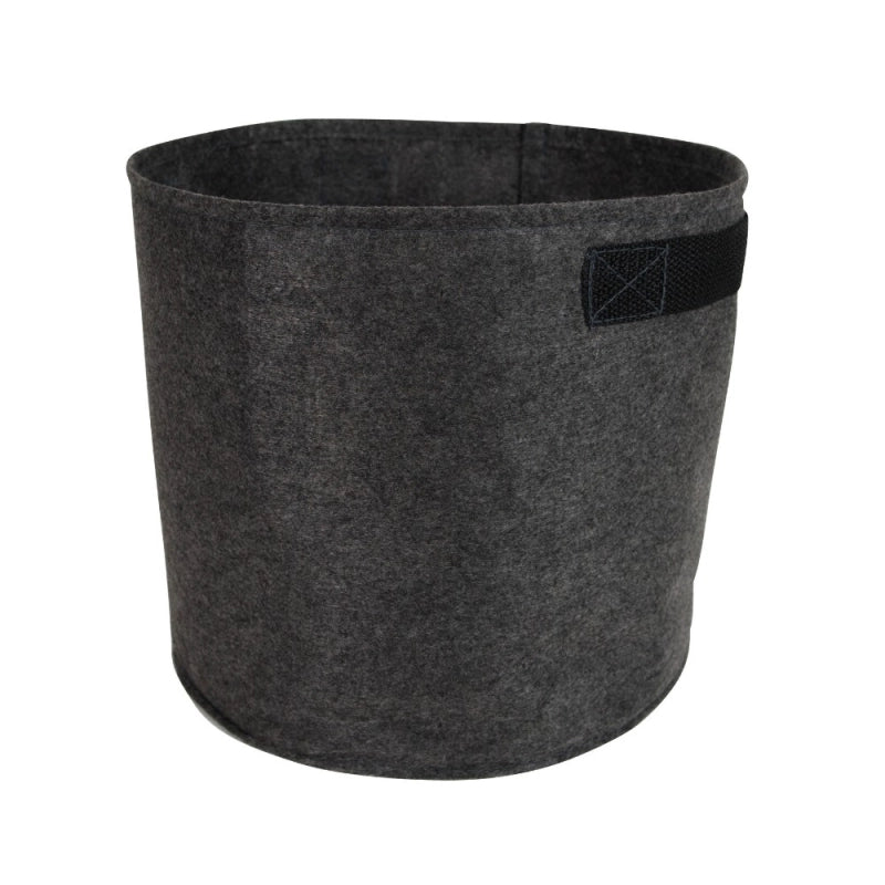 Vaso in Tessuto Bloem Down and Dirty Grigio, con maniglie, da 8 litri