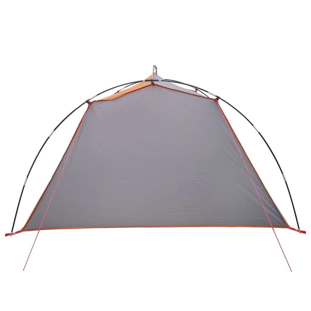 Tenda a tunnel 4 persona Grigio e arancione 42018567