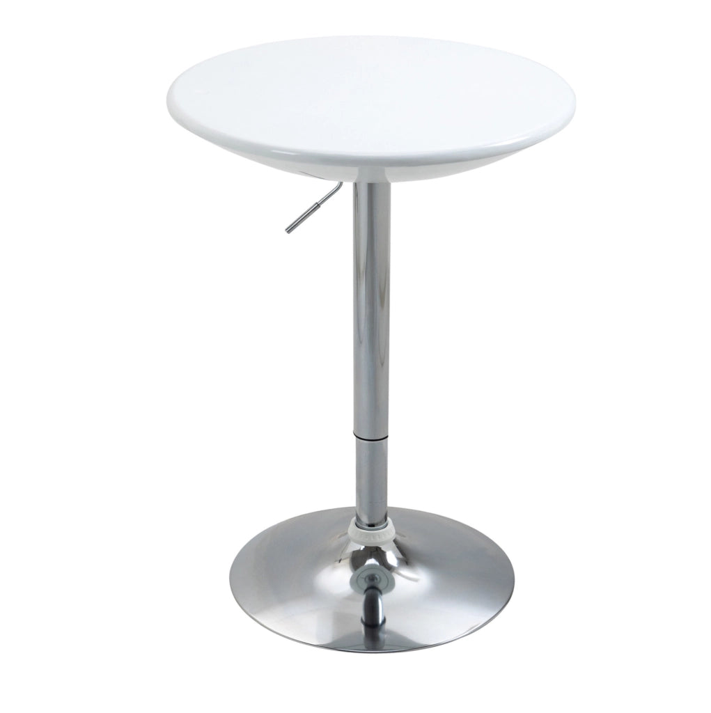 Tavolo da bar girevole e regolabile bianco Ø61 cm