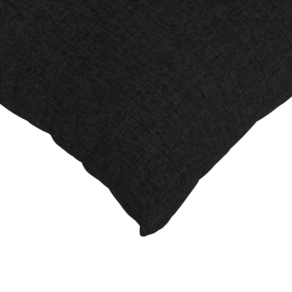 Cuscini da Divano 2 pcs Nero 50 x 50 cm Tessuto 42013956