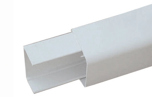 CANALINA PVC CON BASE E COPERCHIO PER IMPIANTI DI CLIMATIZZAZIONE- mm. 80 x 60  L. mt. 2- ARTIP- pezzi 1
