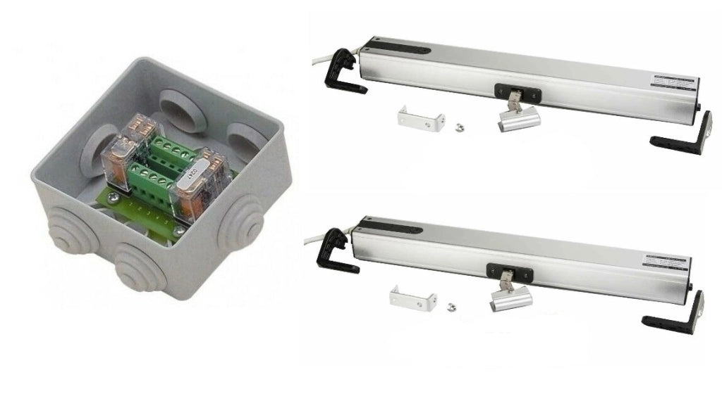 KIT COMPLETO AUTOMAZIONE CON 2 MOTORI WASISTAS LUCERNAI ATTUATORE VASISTAS 230V
