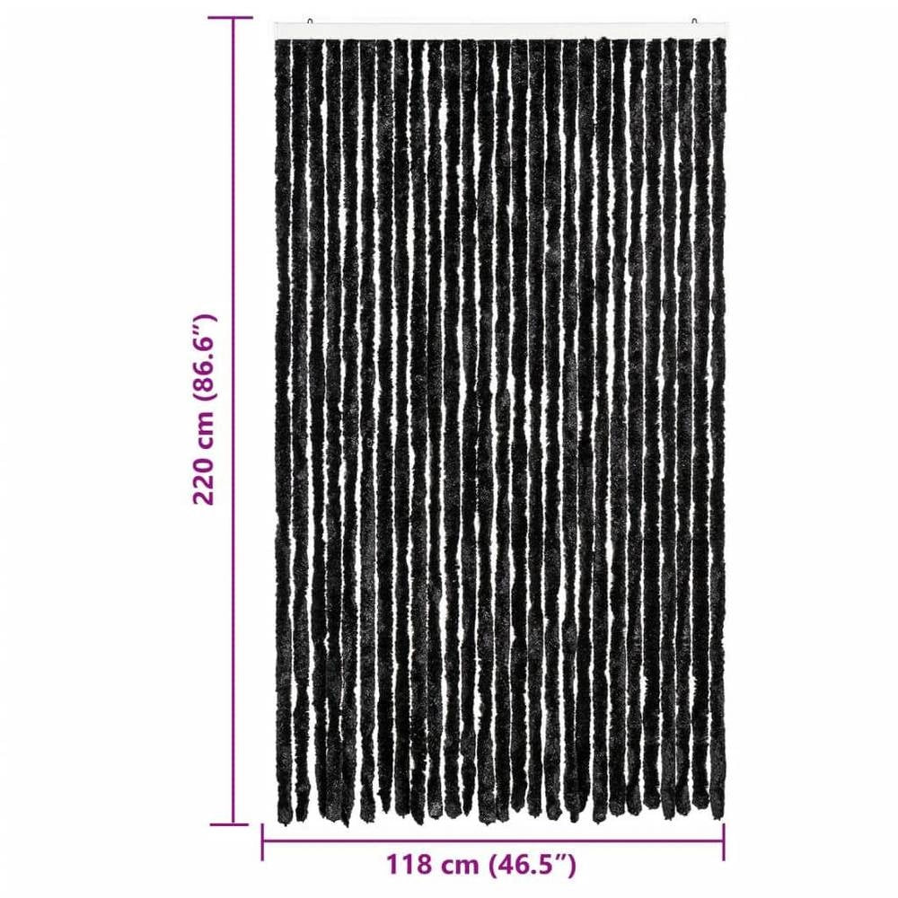 Insect Screen Curtain Anthracite 118x220 Cm Chenille