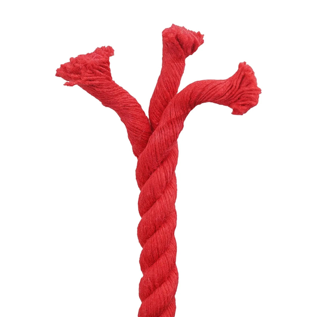 Corda di Cotone 20 mm 100 m Rosso 100% Cotone 42011924