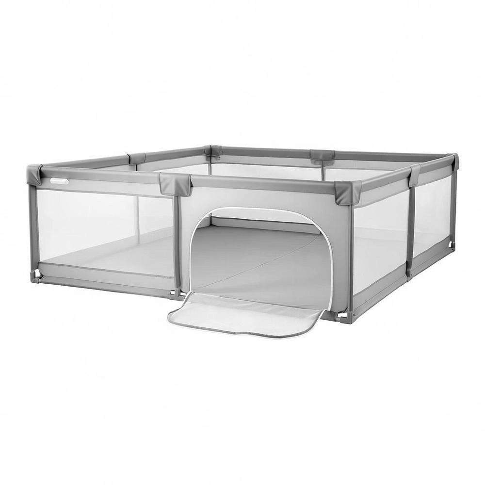 Recinto Bambini 2000x1490mm Neonati Interno Esterno Centro Attivita 50 Palline Porta Cerniera Rete Traspirante