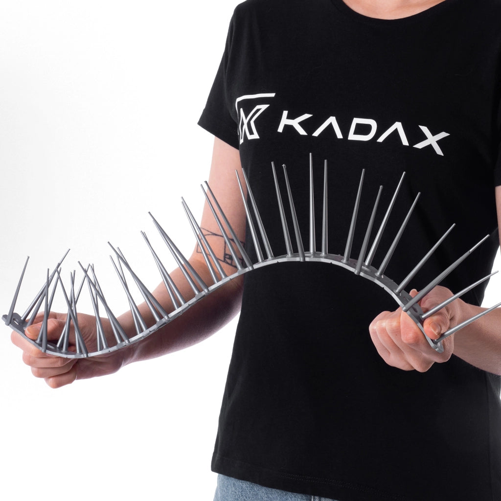 KADAX Punte anti-uccelli in plastica, alte 11,64 m, sicure, 24 pezzi