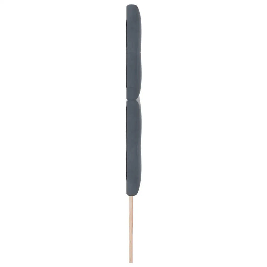 Testiera | Testata Grigio scuro 200 cm Velluto