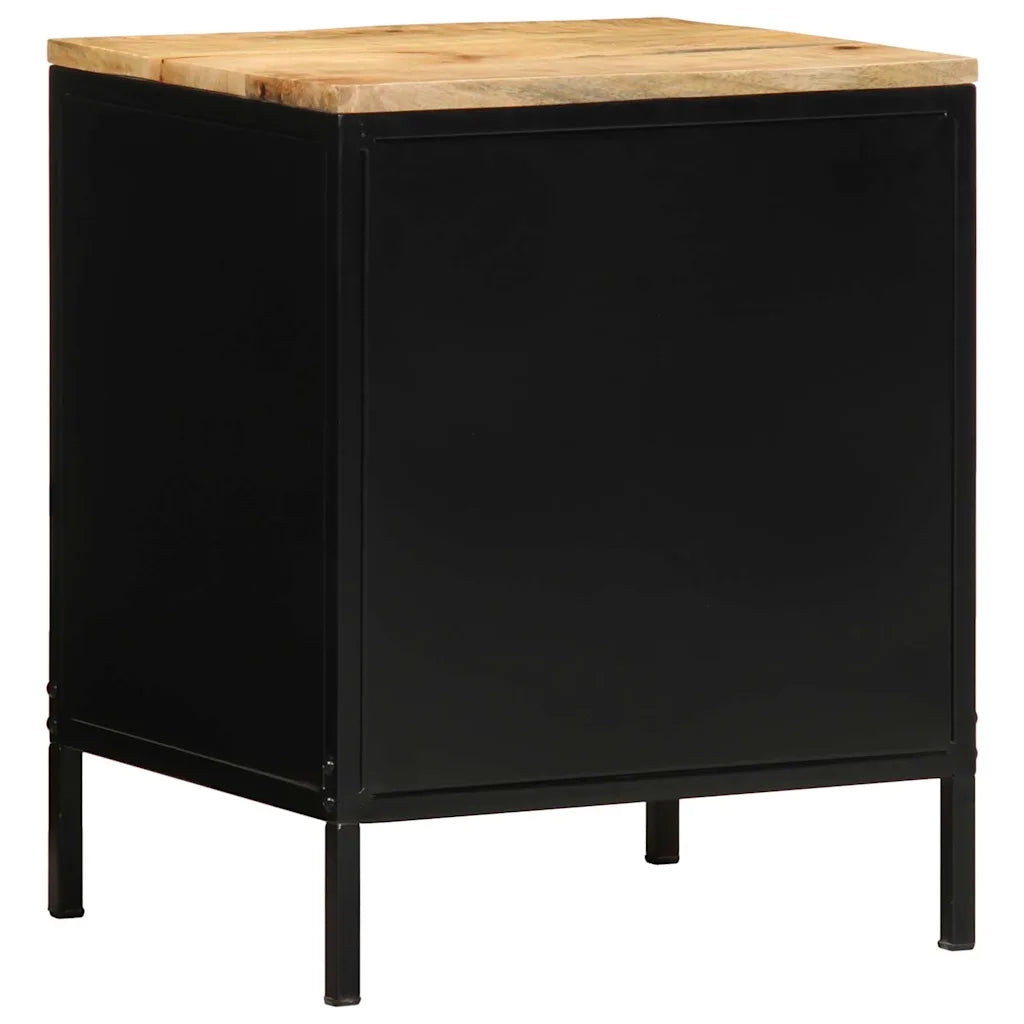Armadio da Notte con cassetto Marrone e Nero 40 x 35 x 50 cm 4019637