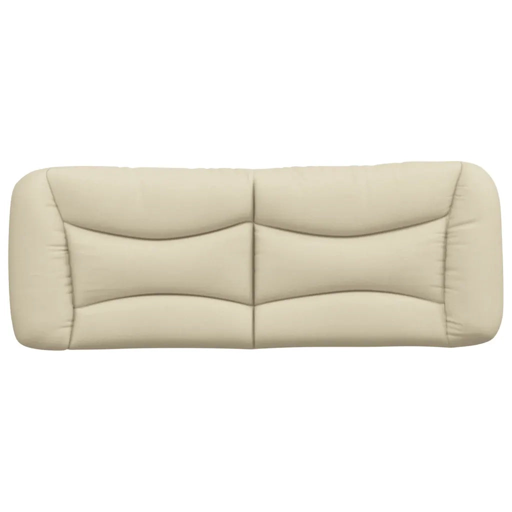 Coussin de tête de lit Hvar crème 120 cm tissu