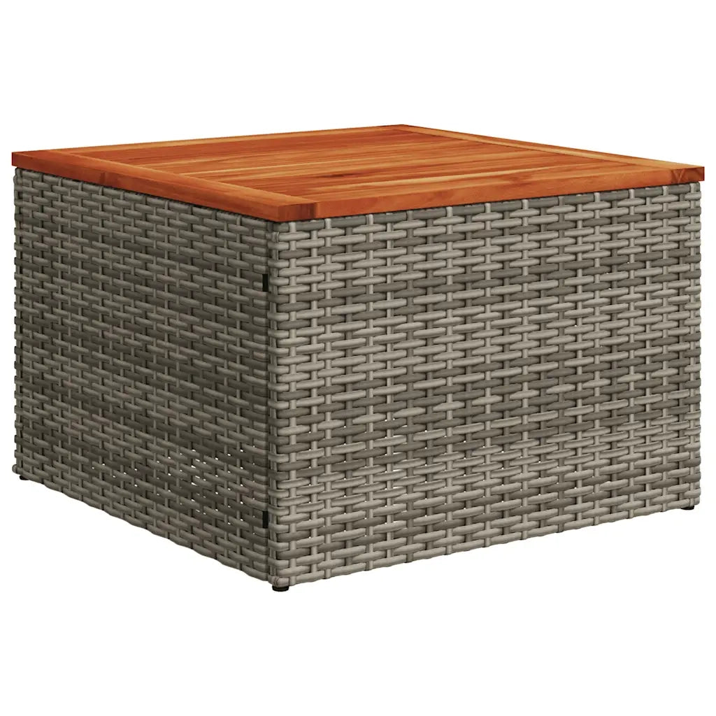 Set Divani da Giardino 9 pz con Cuscini Grigio in Polyrattan 3227734