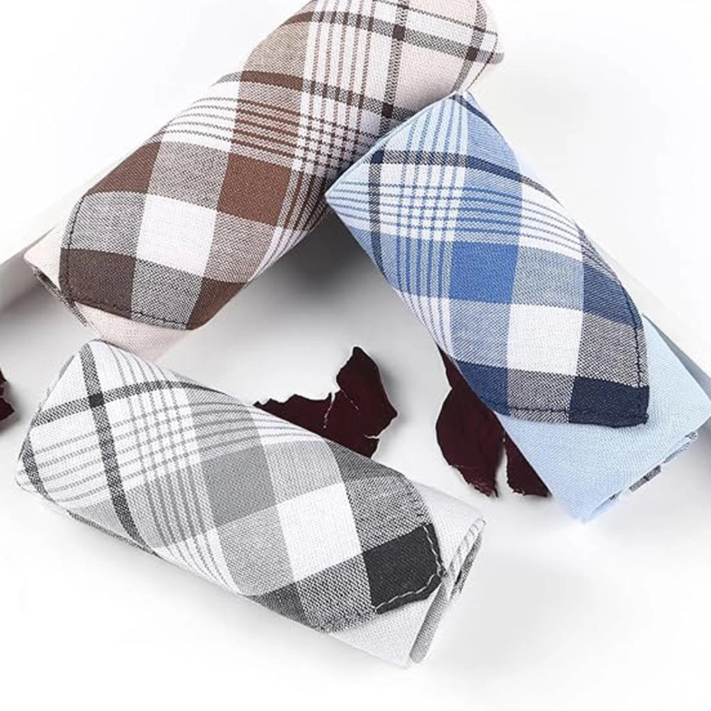 Set di 12 fazzoletti in cotone 40 x 40 cm assortiti