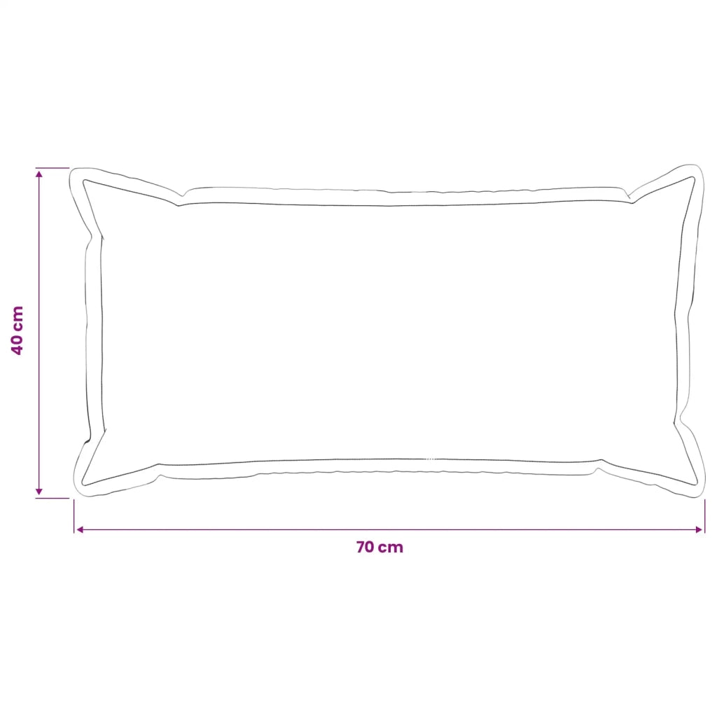 Federa 2 pcs HOUTEN Rosa 40 x 70 cm Lino 917748