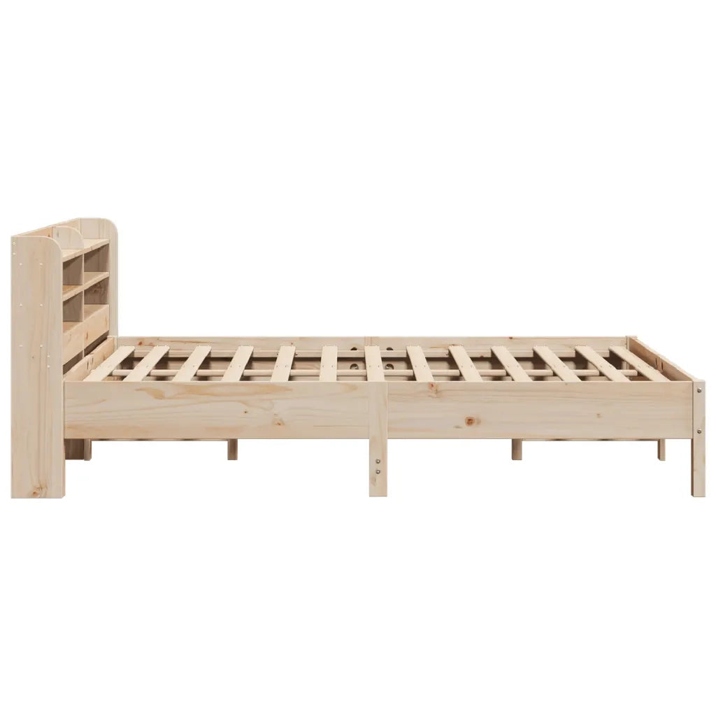 Letto senza Materasso-Struttura Letto 150x200 cm in Legno Massello di Pino 852373