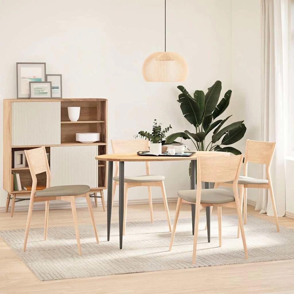 Dessus de table 120x60x2 cm bois de chêne massif ovale