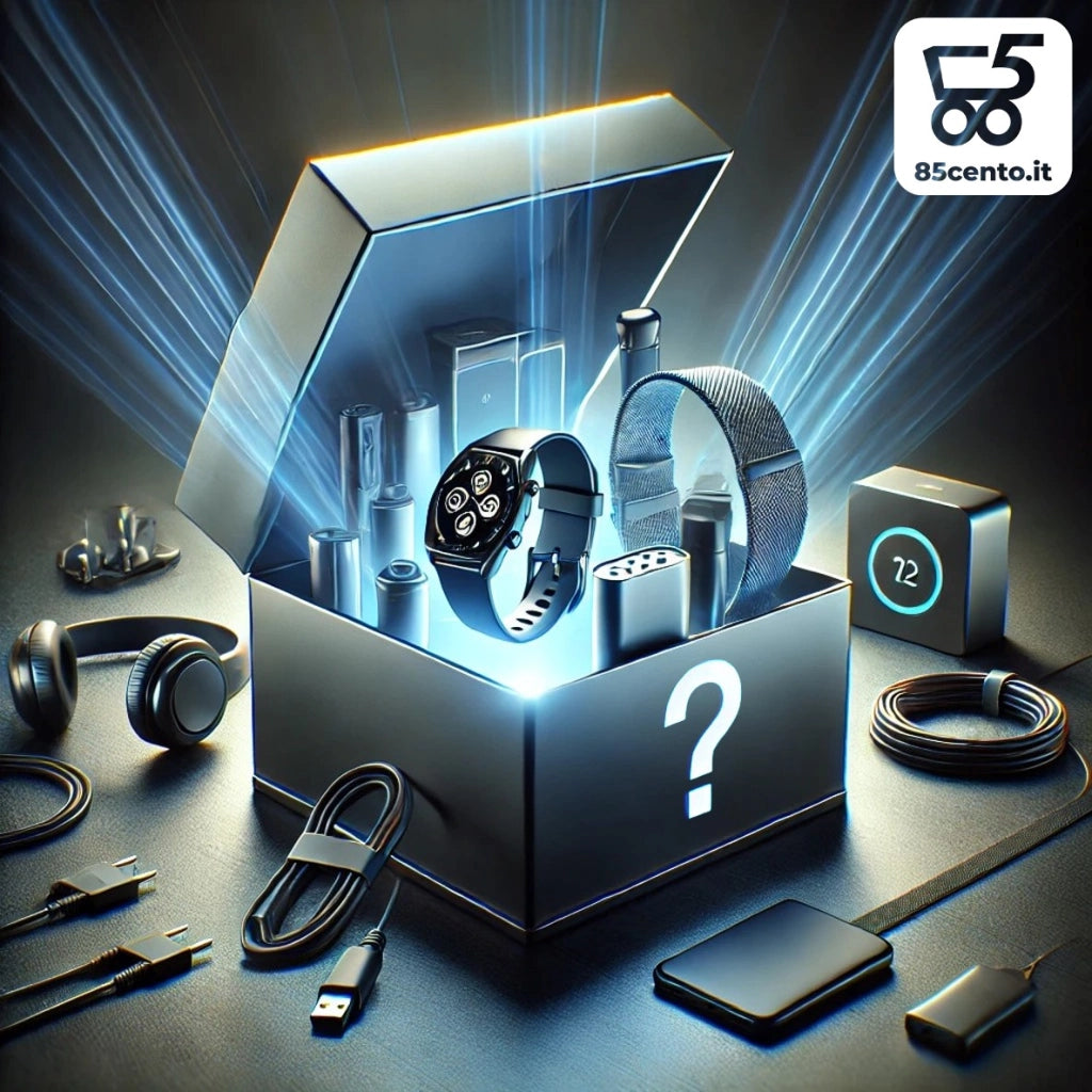 Mystery Box – Oggetti Nuovi, Usati, Rientri di Garanzia o Non Funzionanti! Valore Superiore al Prezzo Pagato! TAGLIA M almeno 10 pezzi