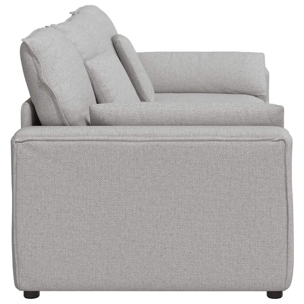 Divano Modulare con Cuscini Grigio Nuvola 3321126