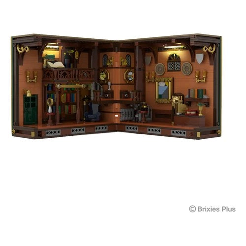 Set costruzioni brixies sch222 606 plus libreria book nook