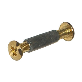 Distanziali  27 x 13 mm. - ferro ottonato - 4 pz.