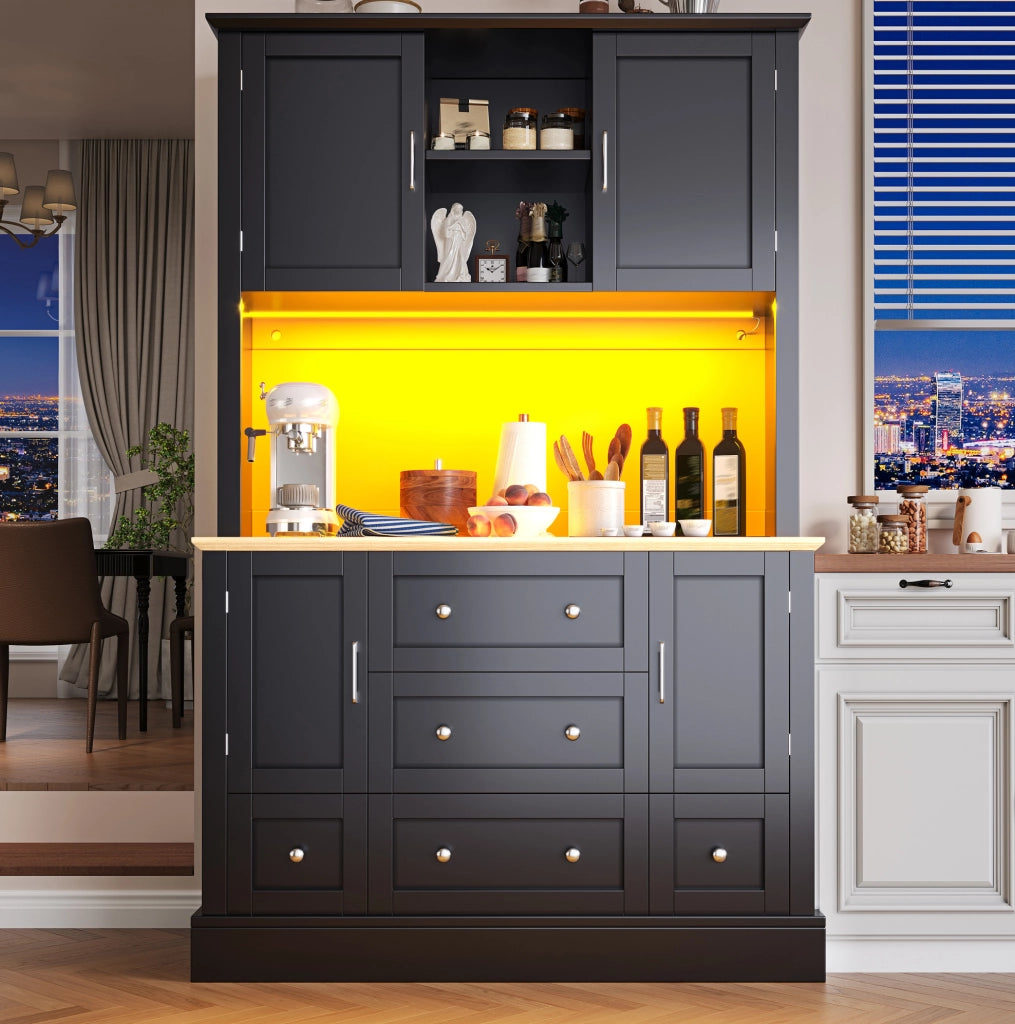 Mobile alto con LED controllabile via app 115×40×180 cm