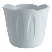 VASO TONDO Ø 25 x h.20,5 cm - Lt. 5,5 - bianco  - BAMA