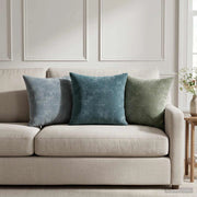 Federa 2 pz HEERLEN Blu 35 x 35 cm Tessuto Chenille 908117