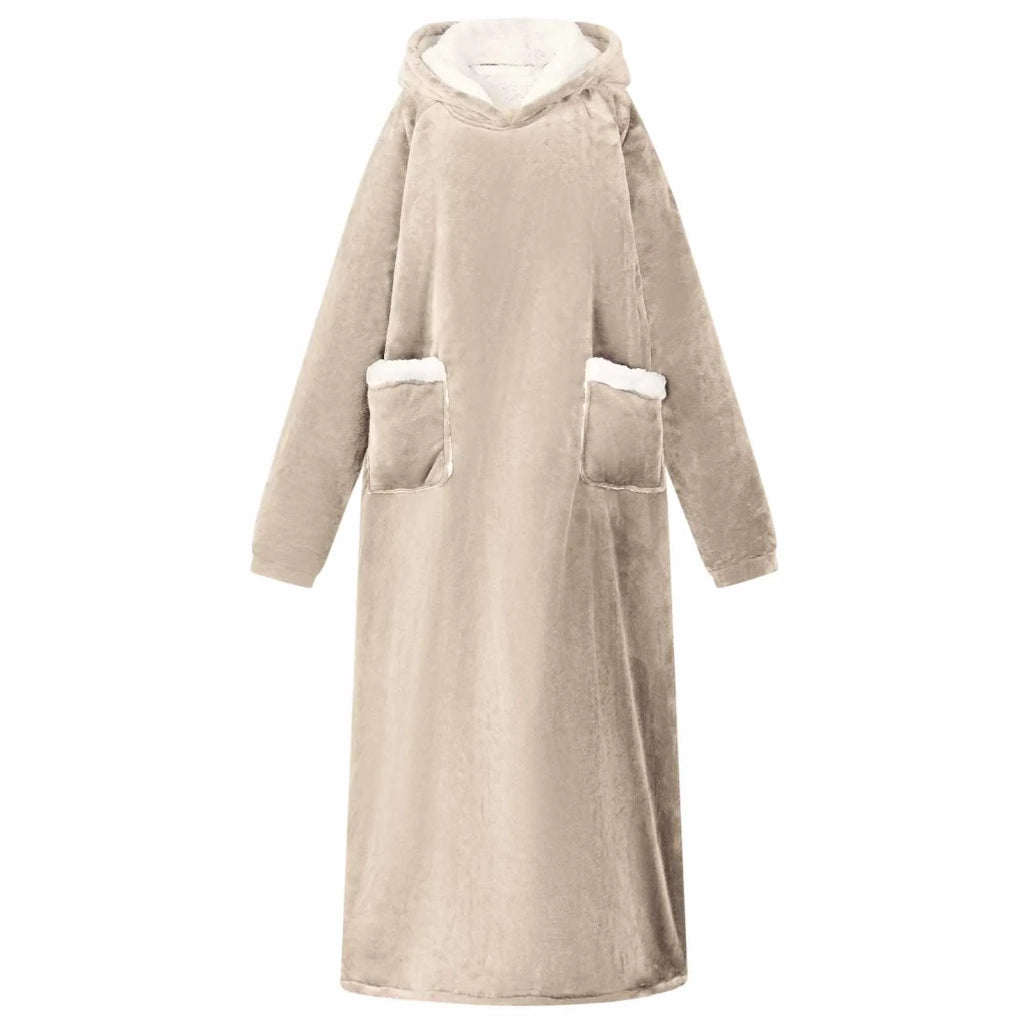 Felpa coperta Beige L Pile e Flanella CFW1992209
