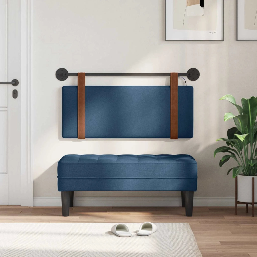 Testiera | Testata sospesa Con luce LED Blu PU Antico