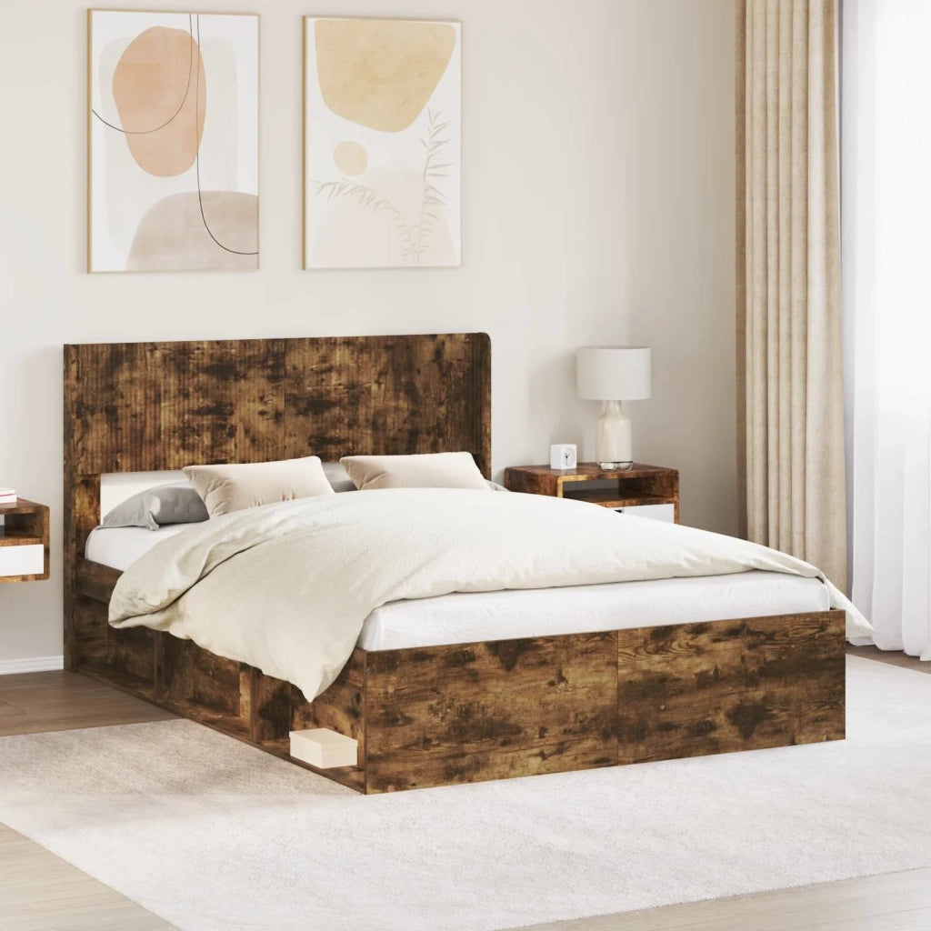 Testiera | Testata Letto Rovere Fumo PB