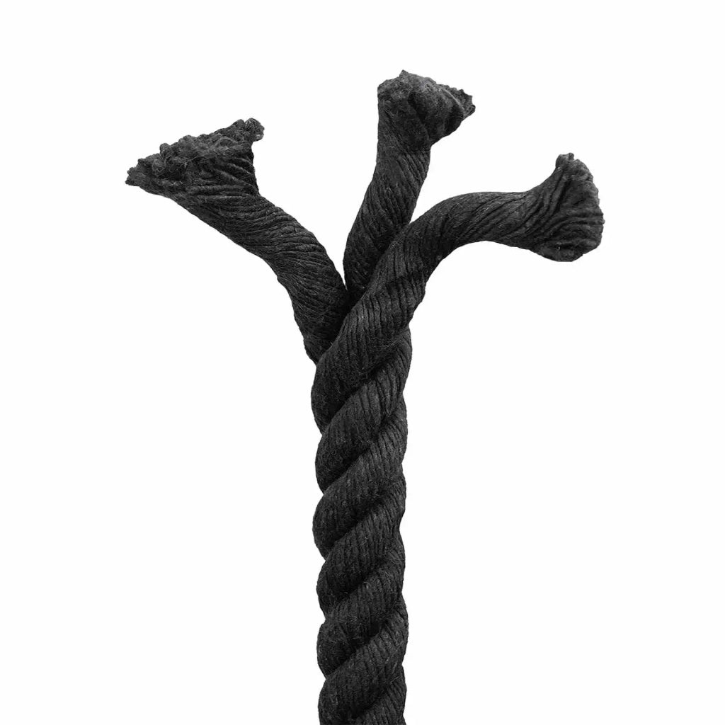 Corda di Cotone 20 mm 100 m Nero 100% Cotone 42011826