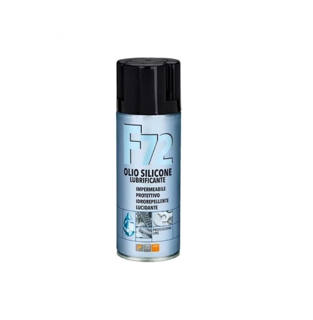 Faren f72 spray olio silicone lubrificante protettivo lucida metalli inodore 400ml