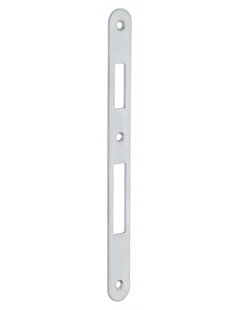 Cassa serratura per cilindro europeo, asse 45 mm, interasse 85 mm, 3 catenacci, frontale cromato – THIRARD