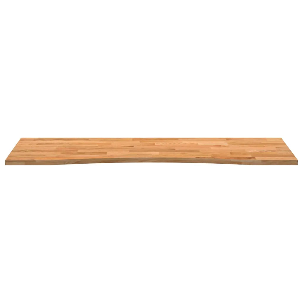 Dessus de bureau marron clair bois chêne massif rectangulaire