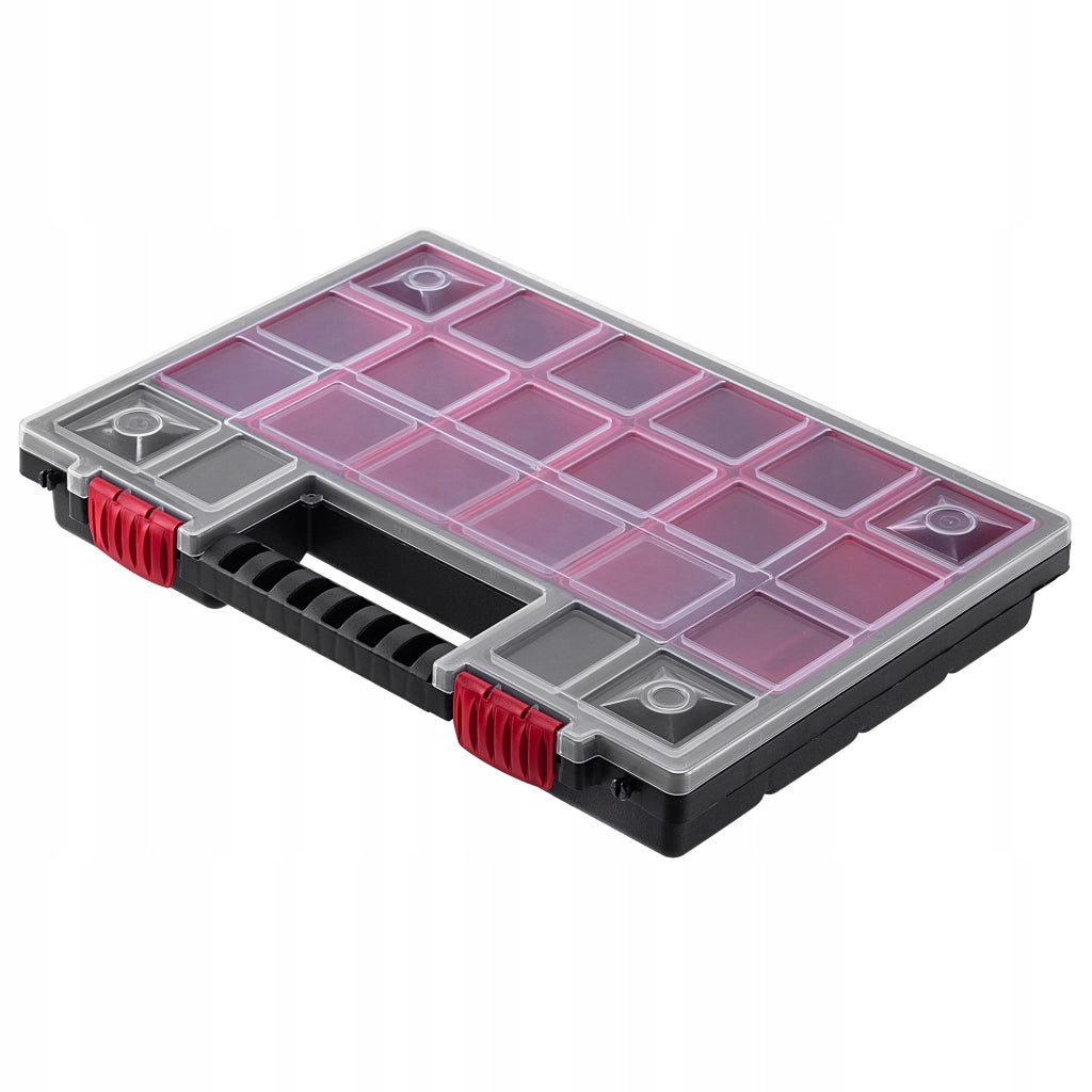 Contenitore organizer da officina KADAX con 18 cassetti, scatola da garage per viti