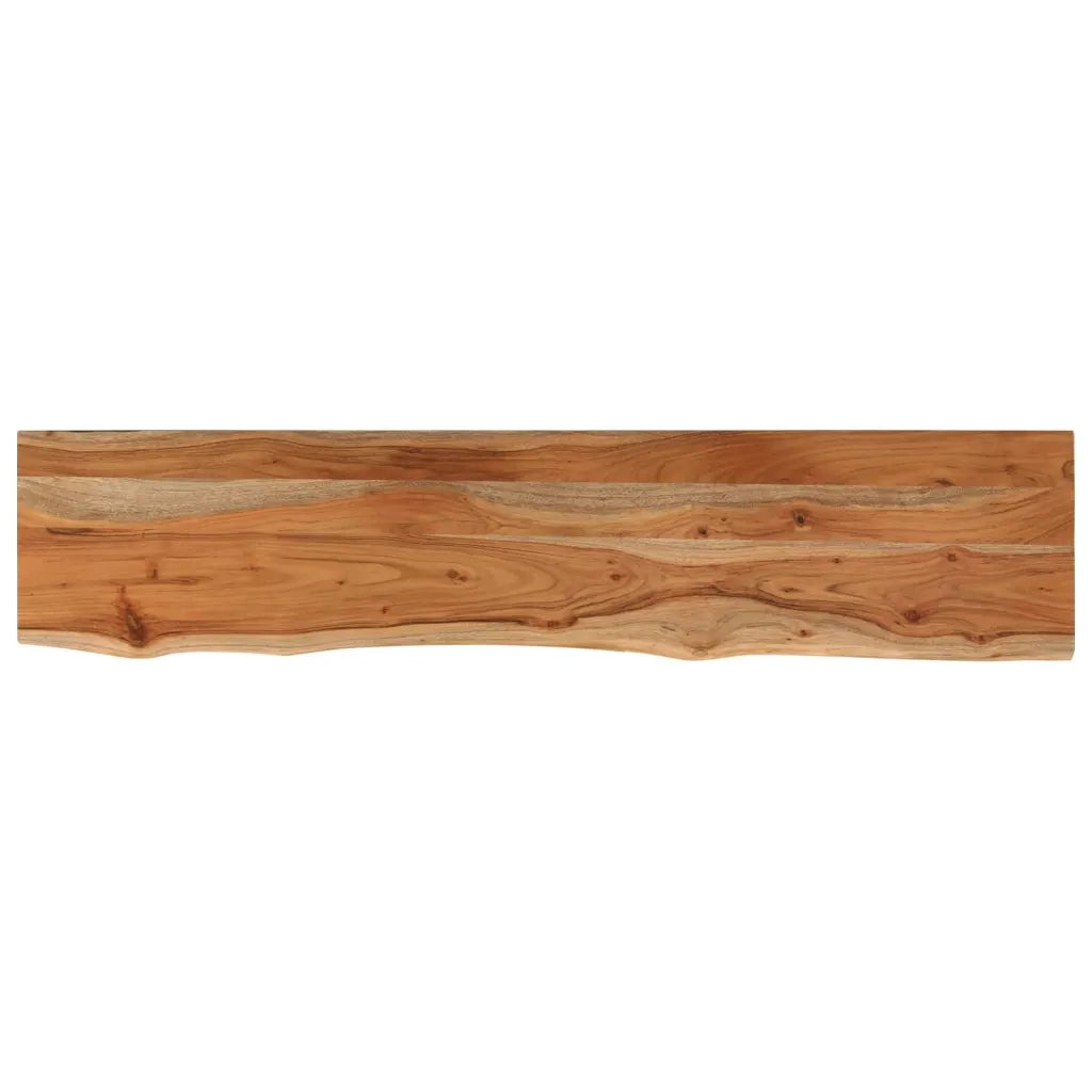 Dessus de table 160x30x2,5 cm rectangulaire bois massif acacia