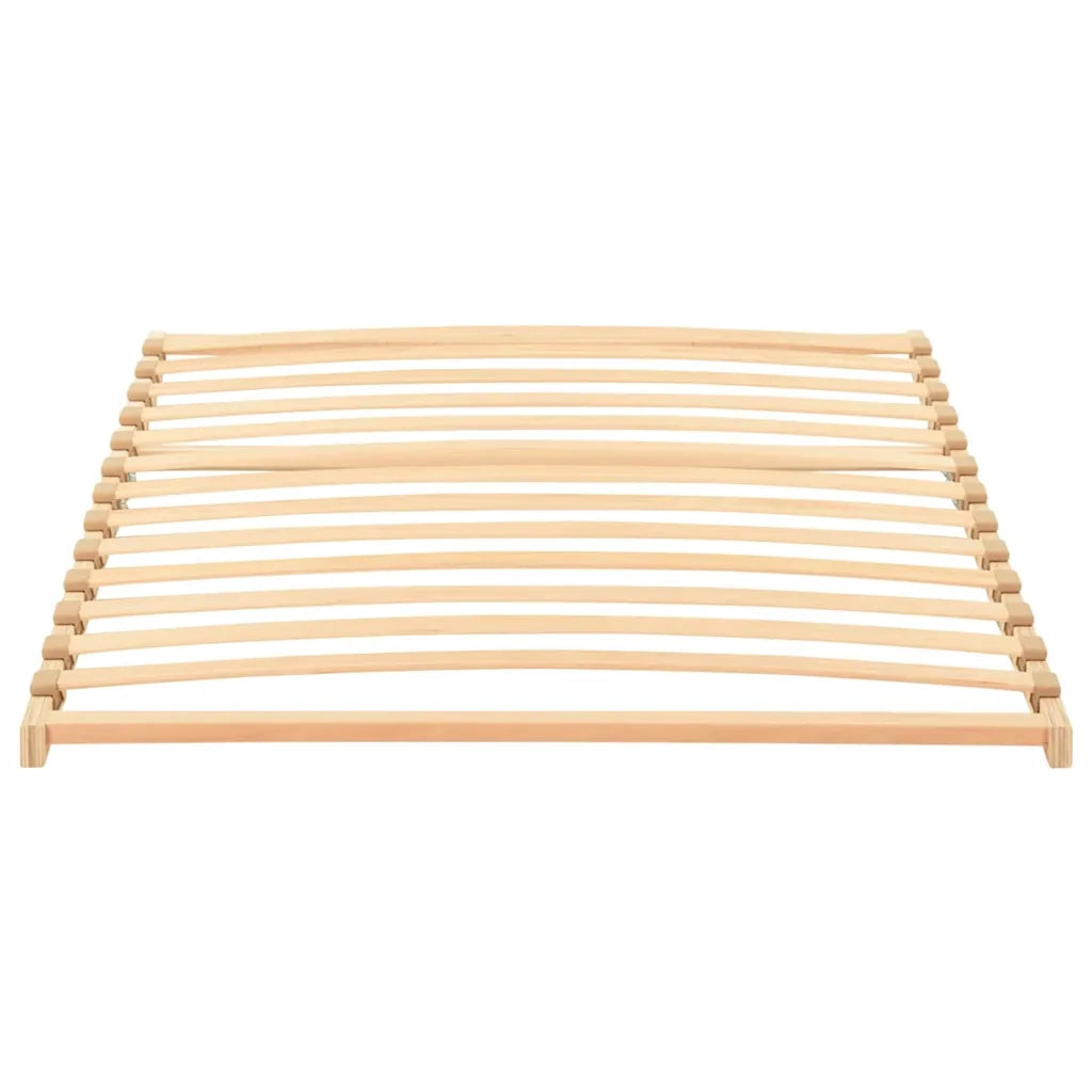 Base a doghe Marrone 100 x 190 cm Legno massello di faggio 42015279